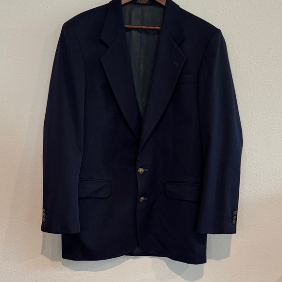 Oscar de la Renta Midnight Blue Blazer - Picture 2 of 11